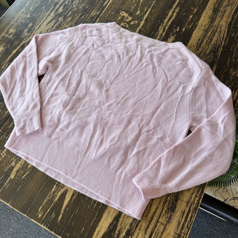 Aritzia - Light Blush Pink 100% Cashmere Sweater – Size Medium - Picture 12 of 17